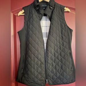 Black Hawthorne puffer vest med